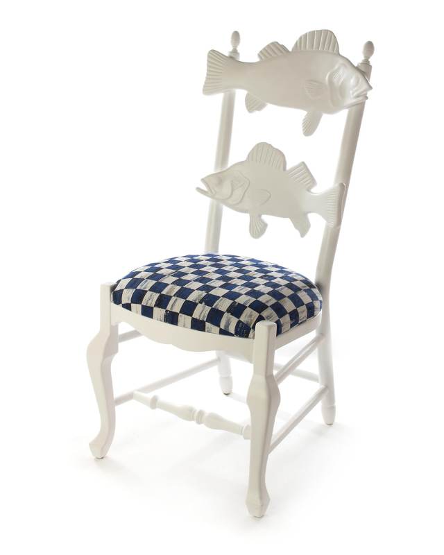 Outdoor Royal Check Fish Chair